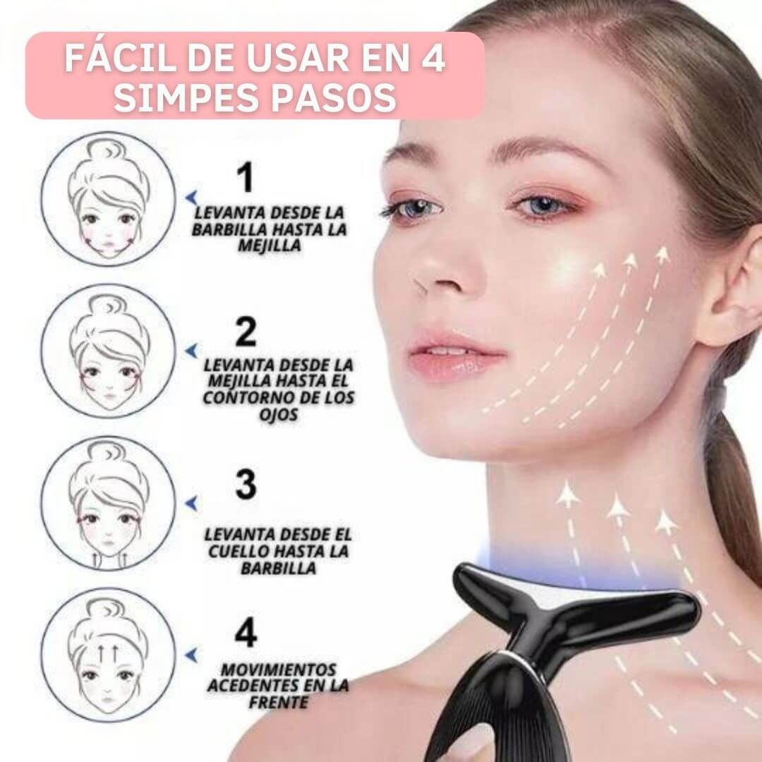 ZenGlow® - Masajeador Facial Cuello y Cara